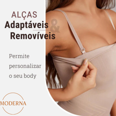 Body Modelador com Alça Removível – Ajuste Perfeito e Design Sofisticado