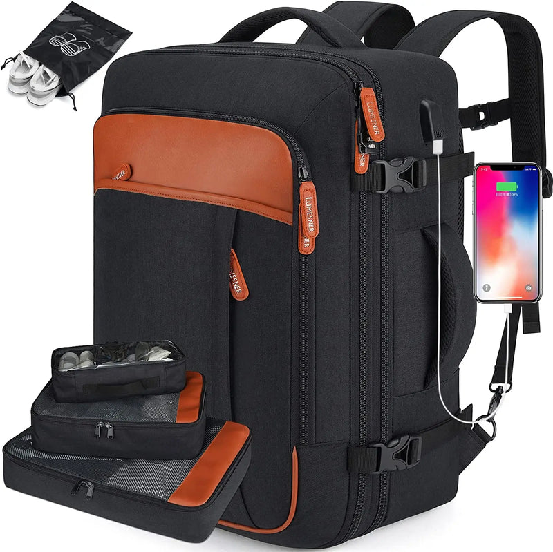 Mochila Feminina de Viagem VersaBag + 3 Necessaires GRÁTIS!