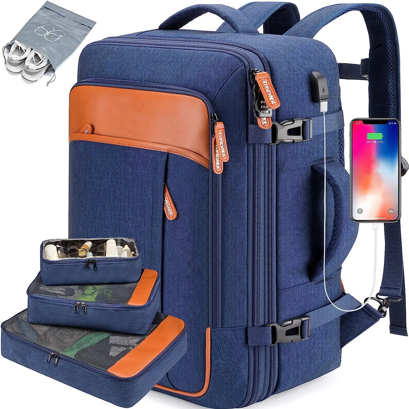 Mochila Feminina de Viagem VersaBag + 3 Necessaires GRÁTIS!